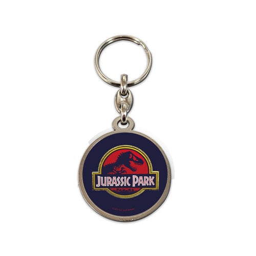 Jurassic Park Movie Logo Keychain