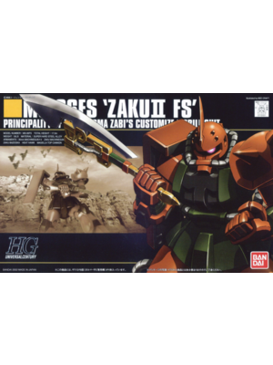 Bandai Gundam HGUC MS-06FS Zaku II Garma Costumized 1/144 Model Kit 034