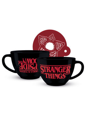 Pyramid Stranger Things Upside Down Cappuccino Mug 630ml