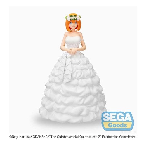 Sega Goods Quintessential Quintuplets Yotsuba Nakano Bride Statue 21cm Sega