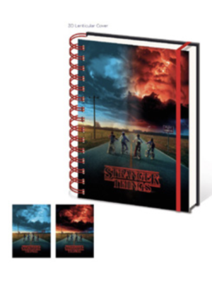 Pyramid Stranger Things Lenticular A5 Notebook