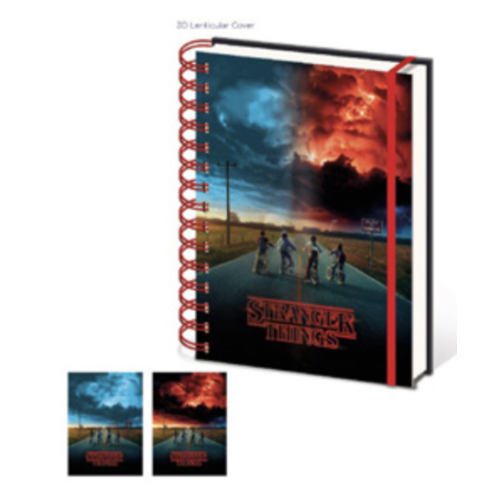 Pyramid Stranger Things Lenticular A5 Notebook Pyramid Stranger Things Lenticular A5 Notebook
