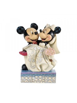 Enesco Disney Traditions Congratulations Mickey & Minnie Mouse Figurine