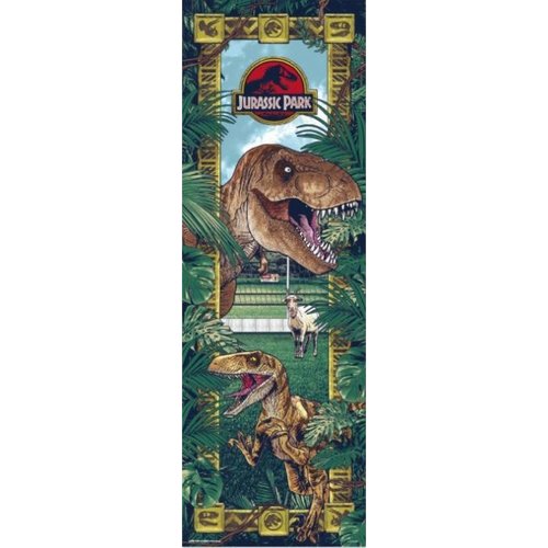 Hole in the Wall Jurassic Park Doorposter 53x158 Hole in the Wall Jurassic Park Doorposter 53x158