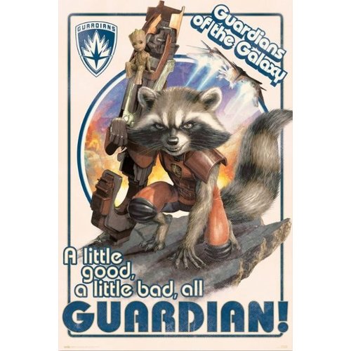 Pyramid Marvel Guardians of the Galaxy Rocket & Baby Groot Maxi Poster 61x91.5 Pyramid Marvel Guardians of the Galaxy Rocket & Baby Groot Maxi Poster 61x91.5