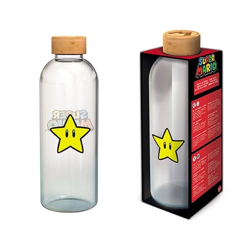 Stor Nintendo Super Mario Large Glass Bottle 1030ml