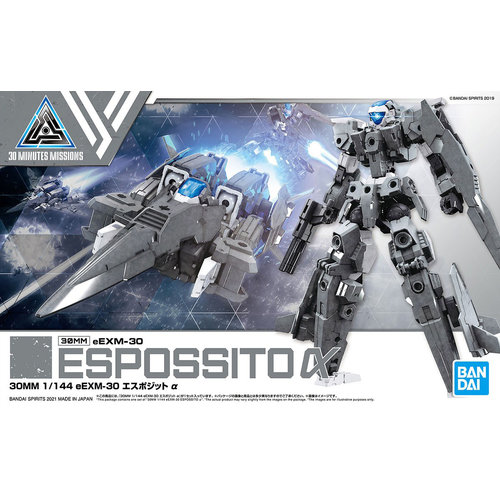 Bandai Gundam 30mm 1/144 Espossito X eEXM-30 Model kit 41