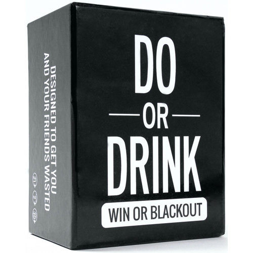 Do Or Drink Do Or Drink Win Or Blackout Card Game