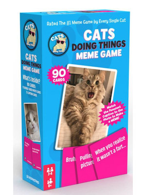 What Do You Meme? Cats Doing Things Meme Game Card Game