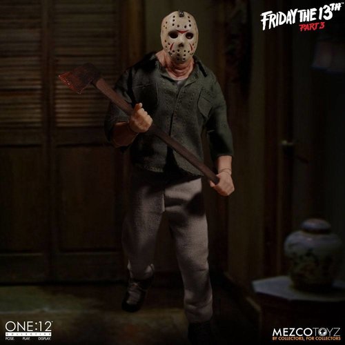 Mezco Toys Friday 13th Jason Voorhees Part 3 Figure 16cm One12 MezcoToyz Mezco Toys Friday 13th Jason Voorhees Part 3 Figure 16cm One12 MezcoToyz