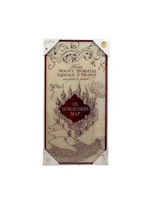 SD Toys Harry Potter Glass Print Marauders Map 30x60cm