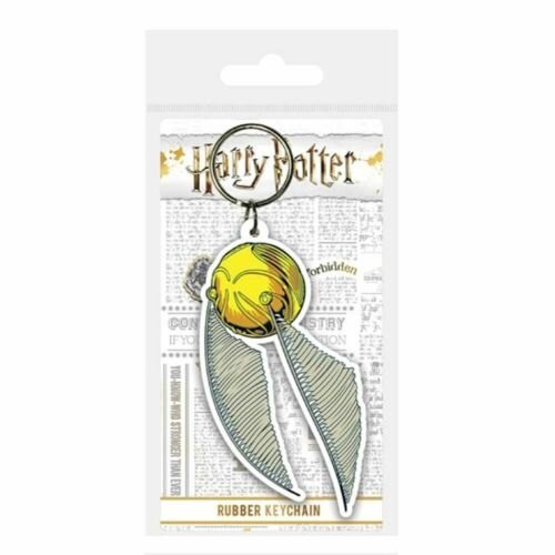 HMB Harry Potter Golden Snitch Rubber Keychain HMB Harry Potter Golden Snitch Rubber Keychain