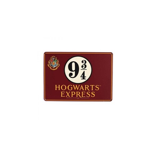 HMB Harry Potter Metal Wall Sign Hogwarts Express 21x15cm