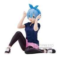 RE:ZERO Rem Relax time Figurine 14cm Banpresto