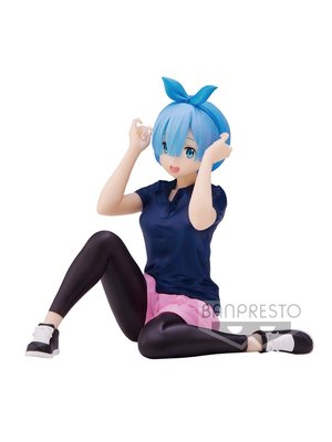 Banpresto RE:ZERO Rem Relax time Figurine 14cm Banpresto