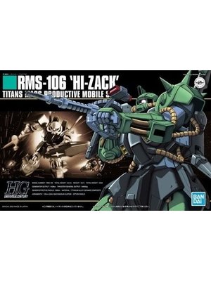 Bandai Gundam HGUC 1/144 RMS-106 Hi-Zack Titans Mass Productive Mobile Suit Model Kit 012