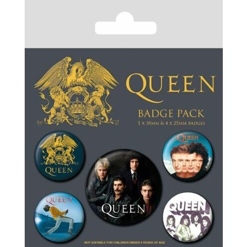 Pyramid Queen Classic 5 Pack Badges