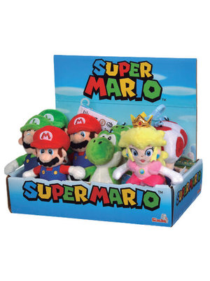 Simba Toys Super Mario Pluche Keychain Assort.