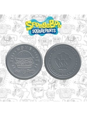 Fanattik Spongebob Squarepants Krusty Crab Set Of 4 Metal Coasters