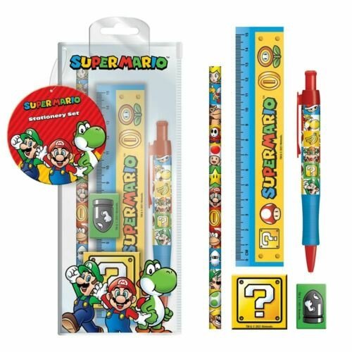 Pyramid Super Mario Colour Block Stationary Set