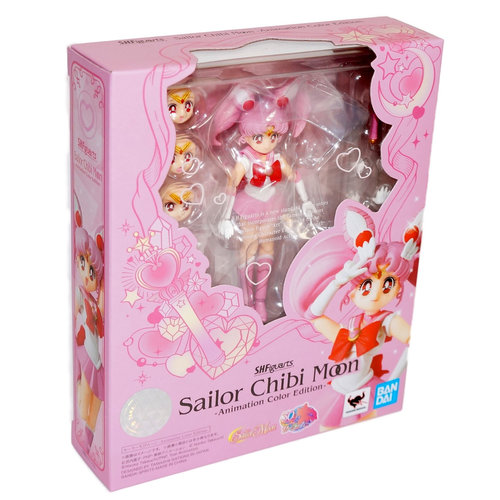 Bandai Tamashii Nations Sailor Moon Chibi Moon Animation Color SHf Figuarts Pvc Action Figure