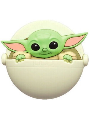 Monogram Star Wars The Mandalorian Child In Crib 3D Foam Collectible Magnet