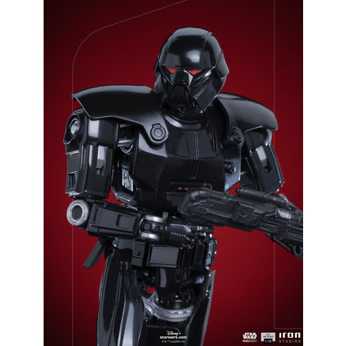 Iron Studios Star Wars The Mandalorian Dark Trooper Statue BDS ArtScale Iron Studio 24cm
