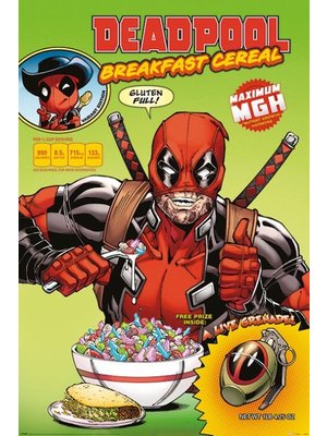 Pyramid Deadpool Cereal Maxi Poster 61x91.5