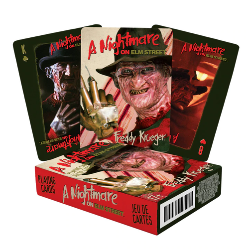 Aquarius Nightmare On Elm Street Playing Cards