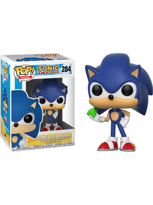 Funko Funko POP! Sonic the Hedgehog 284 Sonic with Emerald