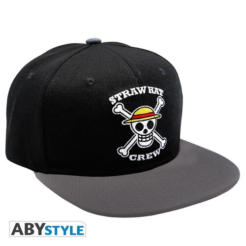 Abystyle One Piece Snapback Cap Straw Hat Crew