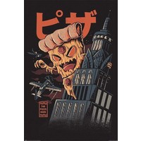 Ilustrate Pizza Kong 61x91,5 cm Poster