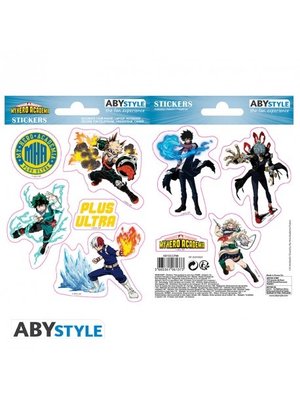 Abystyle My Hero Academia Heroes Villains Stickers (2 sheets)