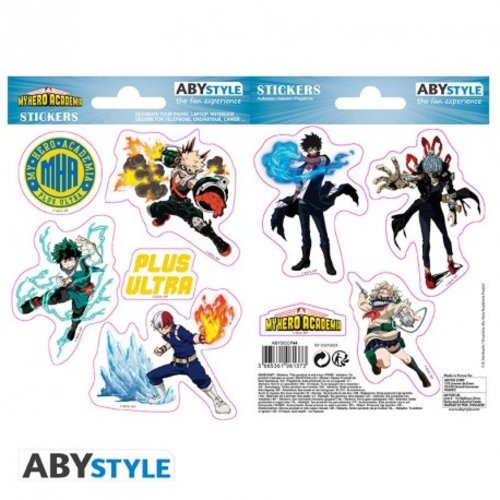 Abystyle My Hero Academia Heroes Villains Stickers (2 sheets)