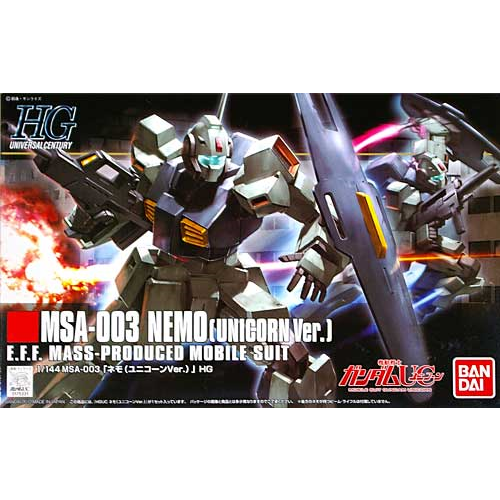 Bandai Gundam HGUC 1/144 Nemo (Unicorn Ver.) Model Kit