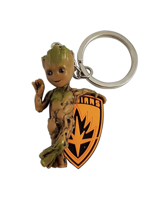 Semic Marvel 3D PVC Baby Groot Keychain