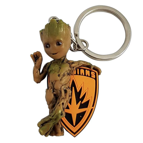 Semic Marvel 3D PVC Baby Groot Keychain