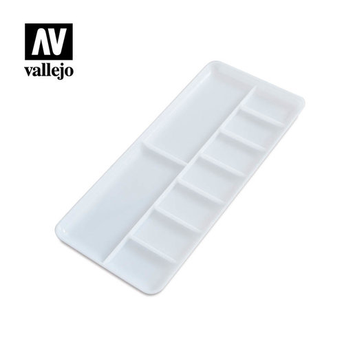 Vallejo GUNDAM TOOLS - Plastic Palette for Color Mixing '18x8.5cm'