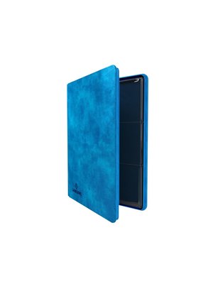 Gamegenic 18-Pocket Zip-Up Portfolio Blue Holds 360 Sleeved Cards
