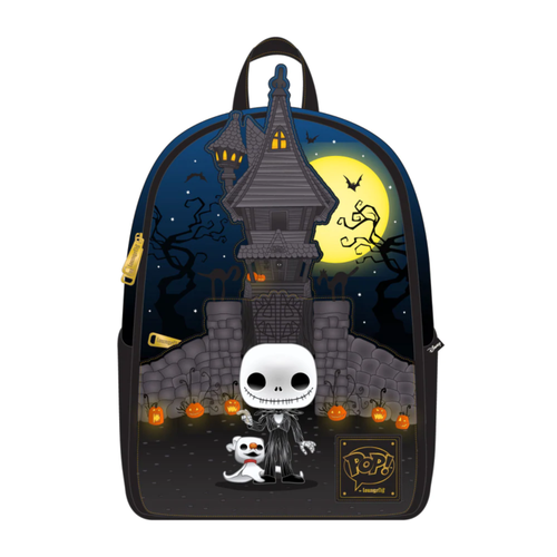 Loungefly Nightmare Before Christmas Jack Skellington House Backpack Loungefly Loungefly Nightmare Before Christmas Jack Skellington House Backpack Loungefly