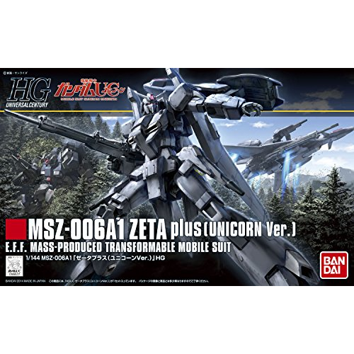 Bandai Gundam HGUC MSZ-006A1 Zeta Plus (Unicorn Ver.) Model Kit Bandai Gundam HGUC MSZ-006A1 Zeta Plus (Unicorn Ver.) Model Kit