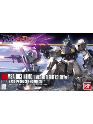 Bandai Gundam HGUC MSA-003 Nemo ( Unicorn Desert Color) Model Kit