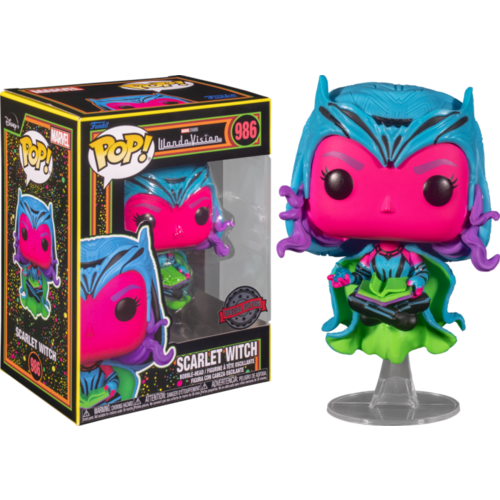 Funko Funko POP! Marvel 986 Wandavision Scarlet With Blacklight SE