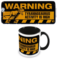 Jurassic World 3 Warning Coloured Inner Mug 315ml