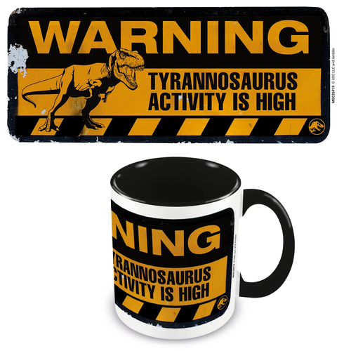 Pyramid JURASSIC WORLD 3 Warning Coloured Inner Mug 315ml