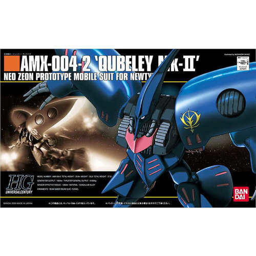 Bandai Gundam HGUC 1/144 AMX-004-2 Qubeley MK-II Model Kit 011