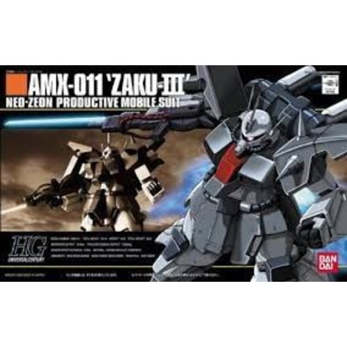 Bandai Gundam HGUC 1/144 AMX-011 Zaku III Model Kit 014
