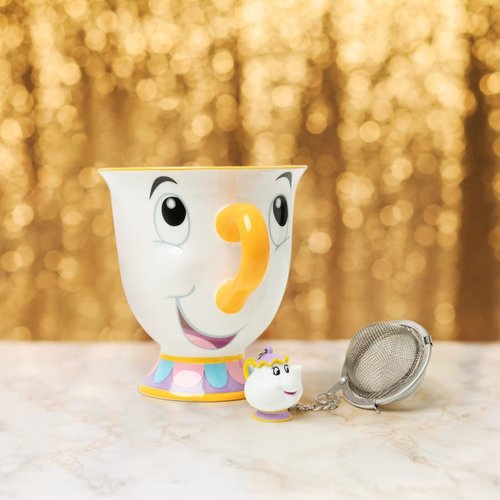 Paladone Disney Chip Mug and Mrs Potts Tea Infuser Paladone Paladone Disney Chip Mug and Mrs Potts Tea Infuser Paladone