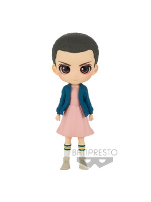 Bandai STRANGER THINGS Eleven Q Posket 13cm Reprod