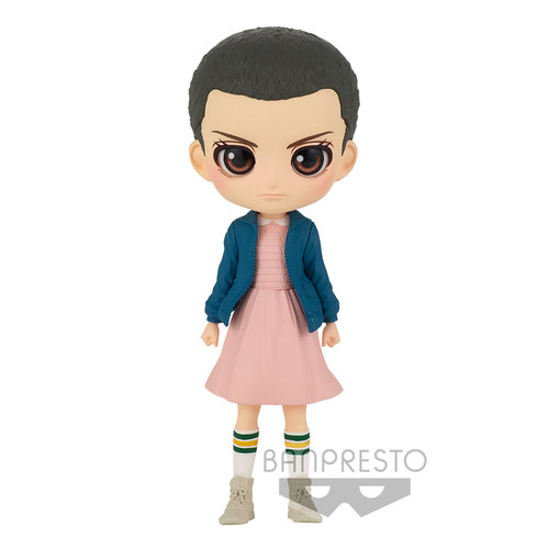 Bandai STRANGER THINGS Eleven Q Posket 13cm Reprod